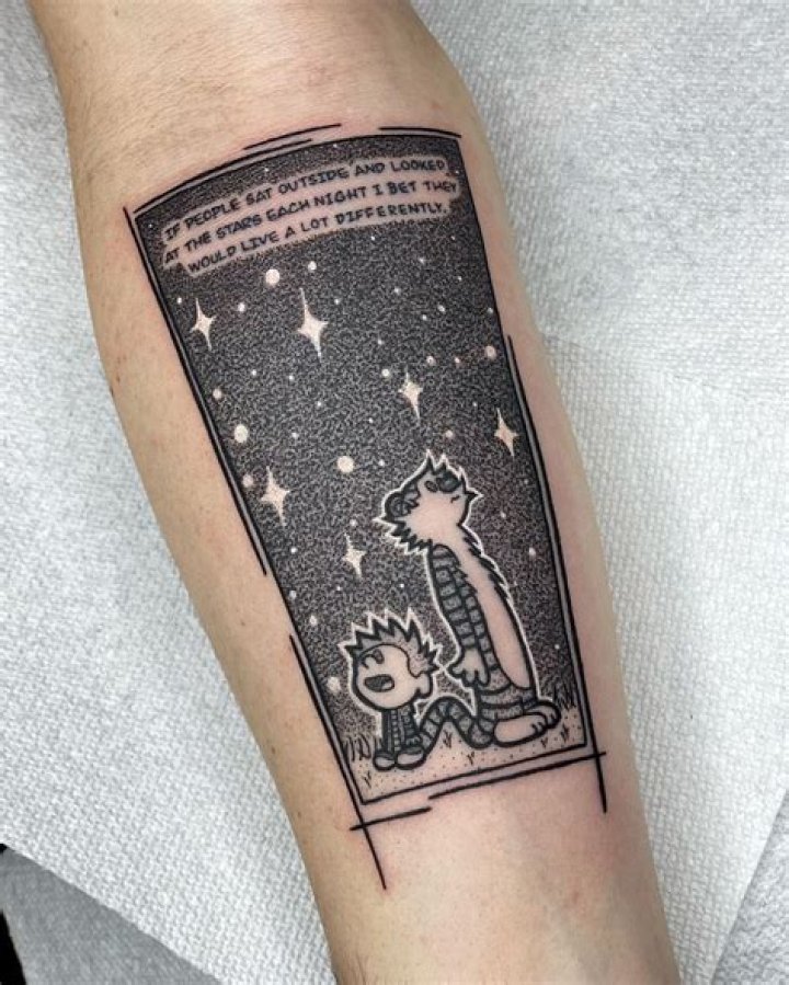 Discover The Timeless Enchantment Of Calvin And Hobbes Tattoos