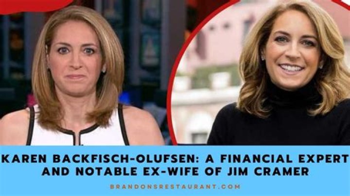 Jim Cramer's ex-wife Karen Backfisch-Olufsen, Where is she now?