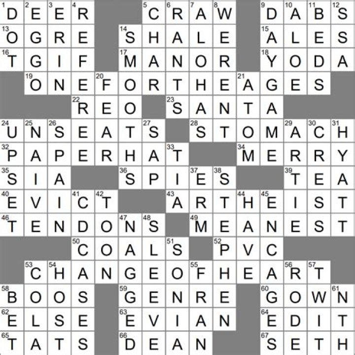 LA Times Tool for making neat beds Crossword Clue Answers with 5 letters