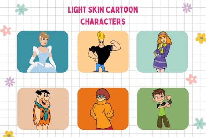 Unveiling The World Of Light Skin Cartoon Characters: Discoveries And Insights
